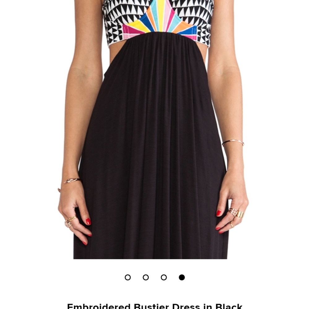 Mara Hoffman embroidered bustier dress